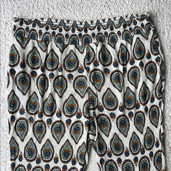 Lucy & Yak Jody Wide Leg Trousers Ecovero Gauze Jagger Floral Paisley XL 16-18 - Picture 3 of 8